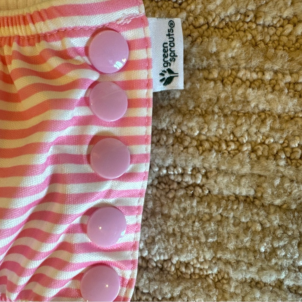 Pink Striped Swim Diaper - Picture 3 of 4
